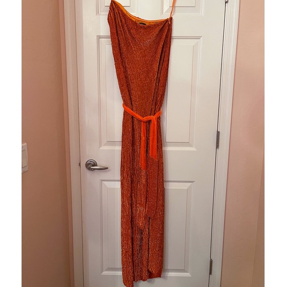 Retrofete Vivien One-Shoulder Sequin Dress - Picture 6 of 9